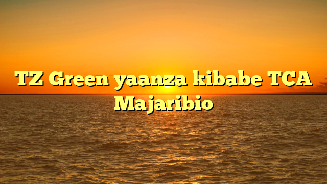 TZ Green yaanza kibabe TCA Majaribio