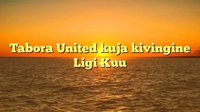 Tabora United kuja kivingine Ligi Kuu