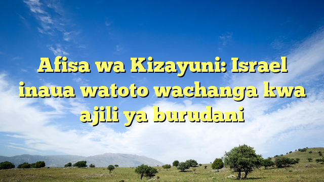 Afisa wa Kizayuni: Israel inaua watoto wachanga kwa ajili ya burudani