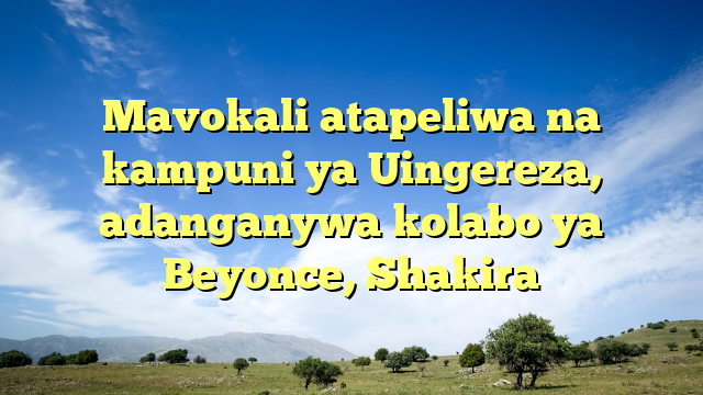 Mavokali atapeliwa na kampuni ya Uingereza, adanganywa kolabo ya Beyonce, Shakira